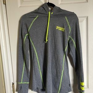 Grey jacket from pink